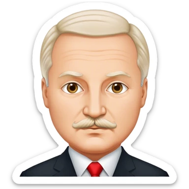 lukashenko photorealistic sticker