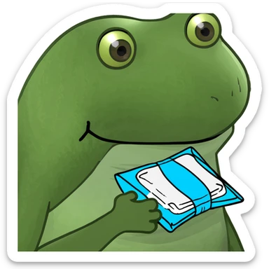 Sanitary pads pack sticker