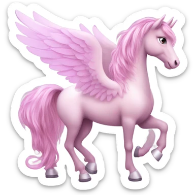 pink pegasus  sticker