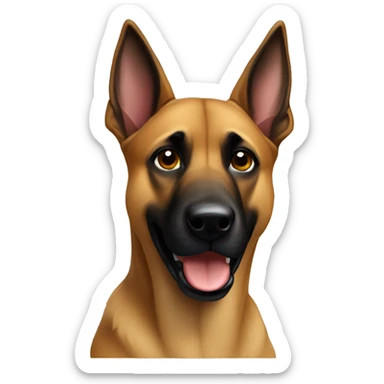 malinois turn  sticker