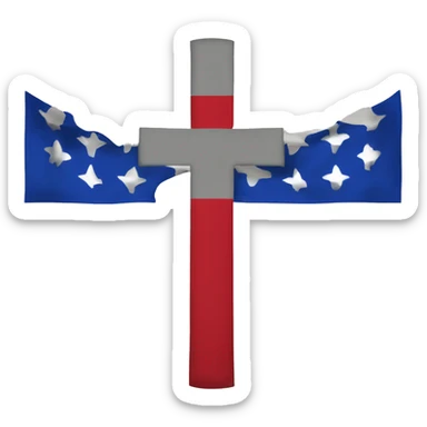 bandera cruz de borgoña sticker