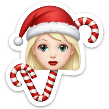 Michou avec un cand up sticker