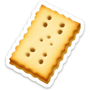 saltine cracker sticker