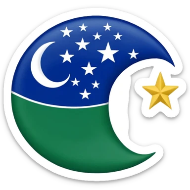 Flag of Kashmir sticker