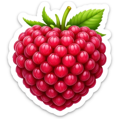 Raspberry sticker