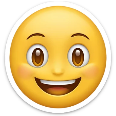 Big smile emoji sticker