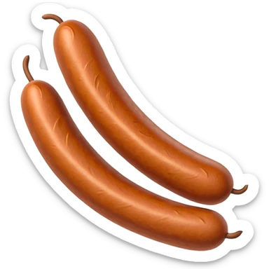 a wurstel sausage sticker