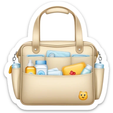 Diaper bag sticker