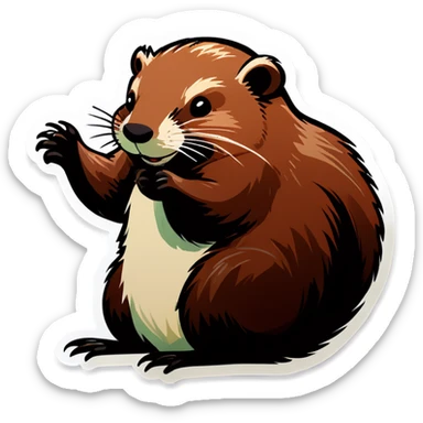 Beaver  sticker