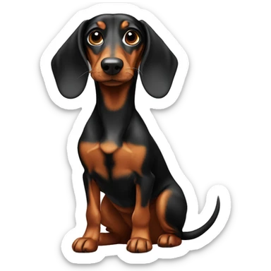 Dachound   sticker