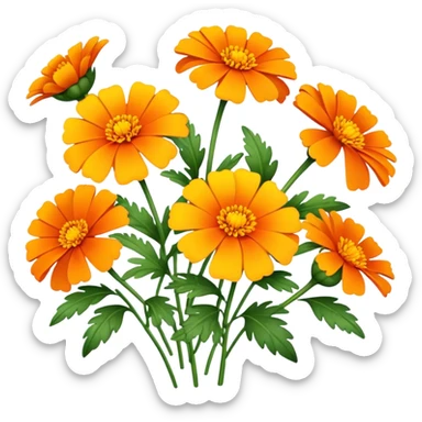 Marigolds sticker