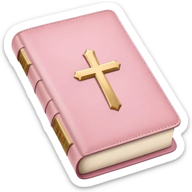 Pastel pink Bible  sticker
