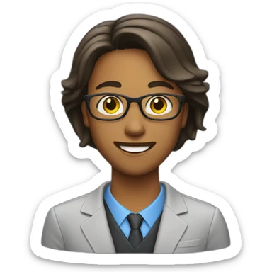 tv reporter doing a live sticker