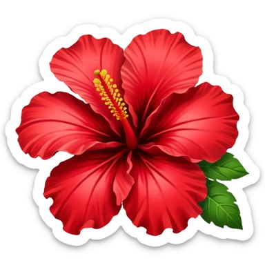 flor hawaiana sticker