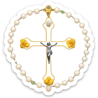 Make me a beautiful rosary sticker