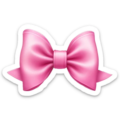 Cute ashetic pink bow  sticker