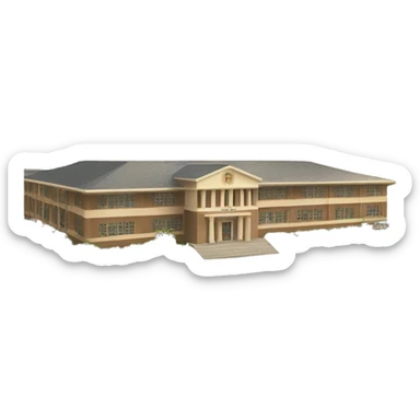 A school in Maui  sticker