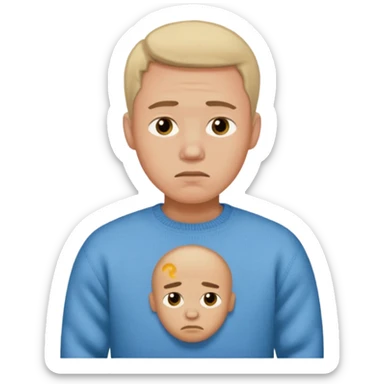 I miss my family so much man ligh sticker