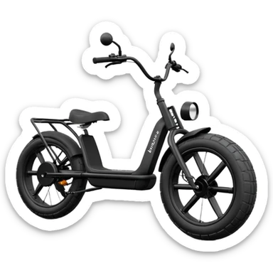 Dark Trooper electric cyclekart with advanced rugged suspension and steering  sticker
