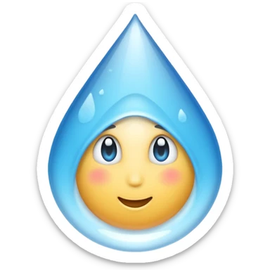 calendar with a highlighted droplet sticker