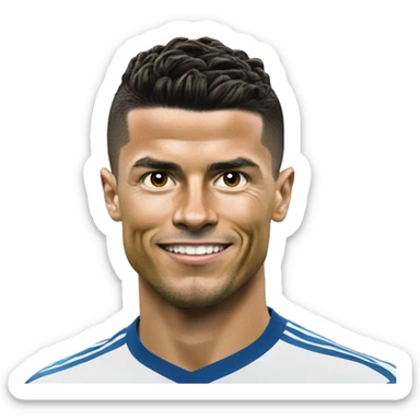 Critiano Ronaldo as a Colombian Player sticker