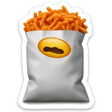 Bag of crunchy Cheetos  sticker