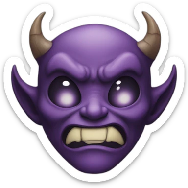 The demon sticker