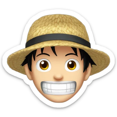 Luffy one pieces sticker
