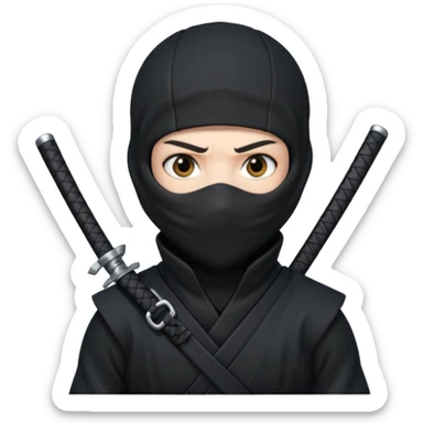 Ninja corazon sticker