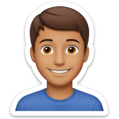 A man doing 67 sticker