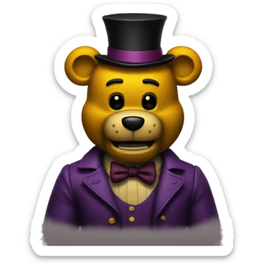 Fredbear sticker