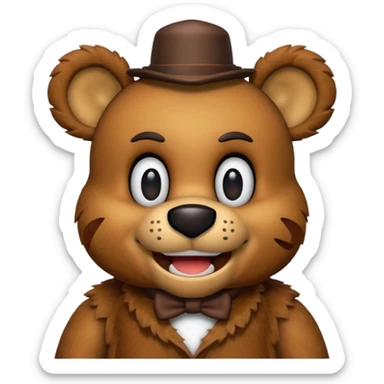Freddy fazbear sticker