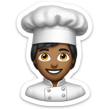 Mickael Jackson en chef cuisinier sticker