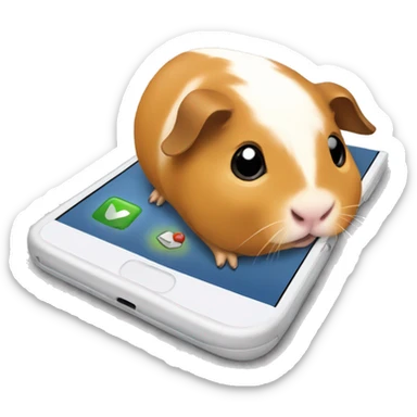 Guinea-Pig smartphone sticker