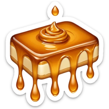 Salted caramel sticker