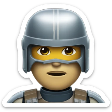 Good soldiers follow orders. Star Wars. Clone phase 2. Order Sixty Six sticker