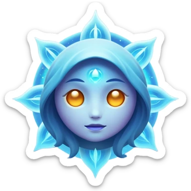 Cosmic entity sticker