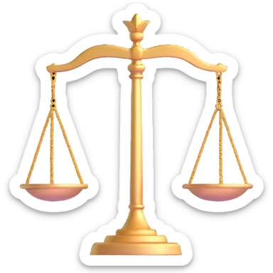 scales of justice sticker