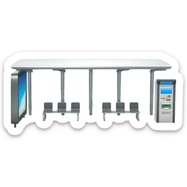 bus stop from topdown sticker