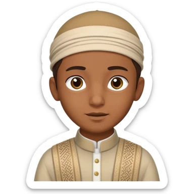 muslim boy guy kid sticker