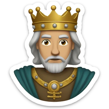 King Baldwin of Jerusalem  sticker
