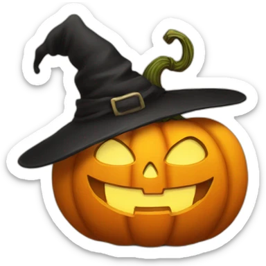 pumkin halloween happy sticker