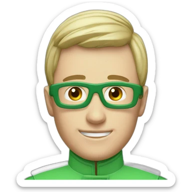 paul townend green jockey sticker