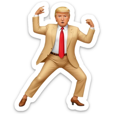 Donald Trump Dancing sticker