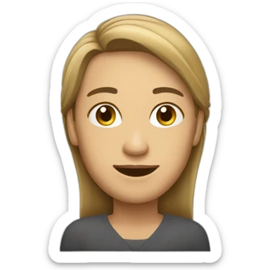 conseille clientele qui sourit sticker