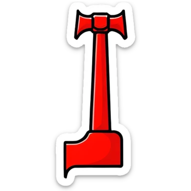 Revolutionary red banner with hammer and sickle symbol from 1918 Russian Civil War sticker