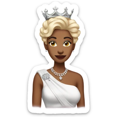 Brooklyn queen sticker