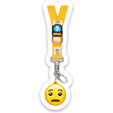 id lanyard sticker