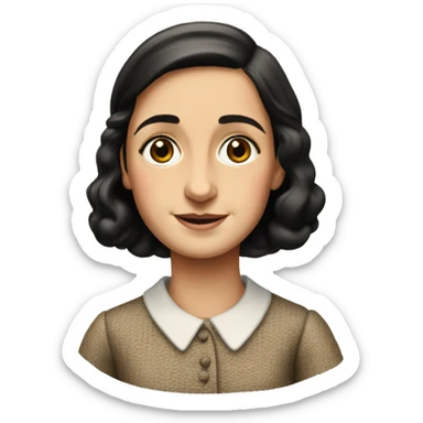 Anne Frank sticker