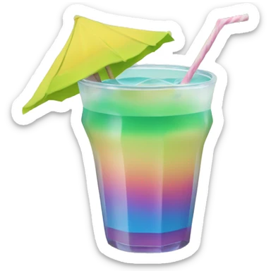 Beach drink sticker